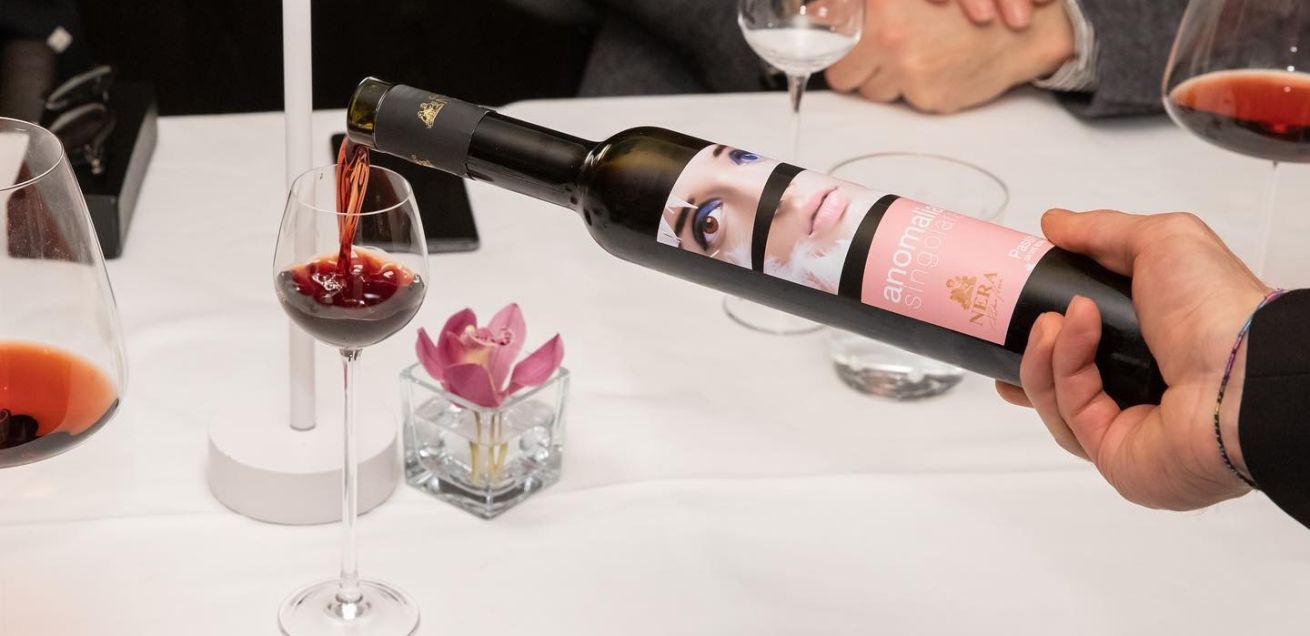 Vini delle cantine Caven e Nera alla cena di Gala Bassi Formaggi